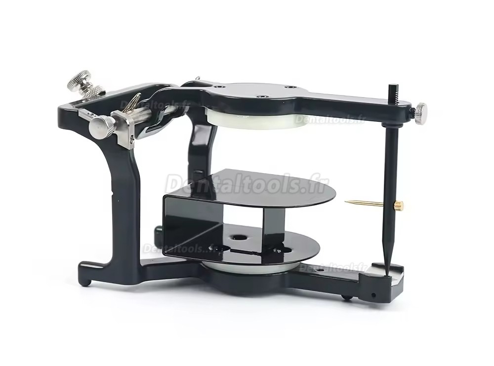 JG-240 articulateur dentaire r&eacute;glable de laboratoire avec plaques de montage